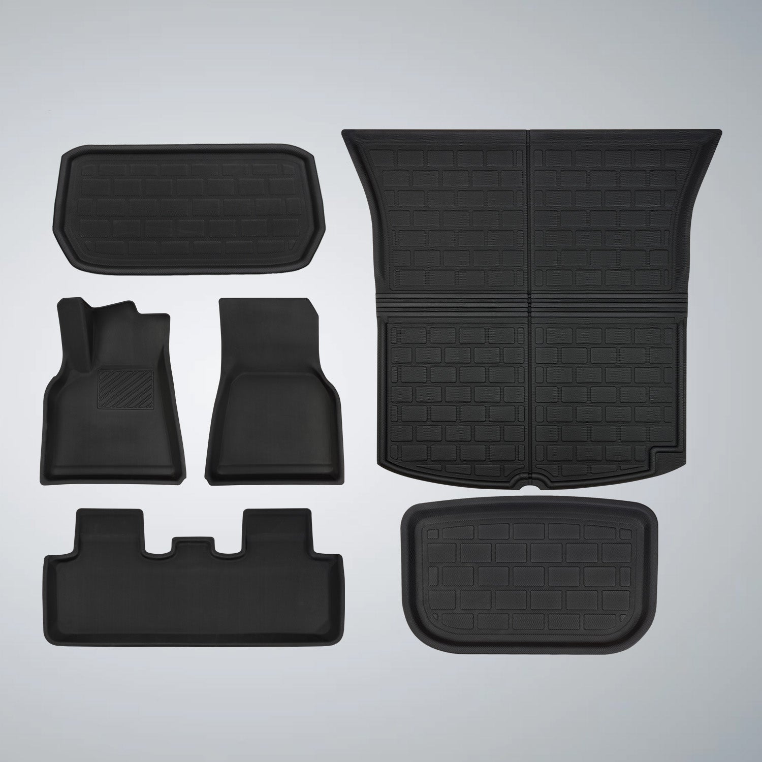 Tesla Model 3 Floor Mats & Trunk Mats (6PCS) 2020-2023 (Right Hand), Tesla Model 3 Accessories
