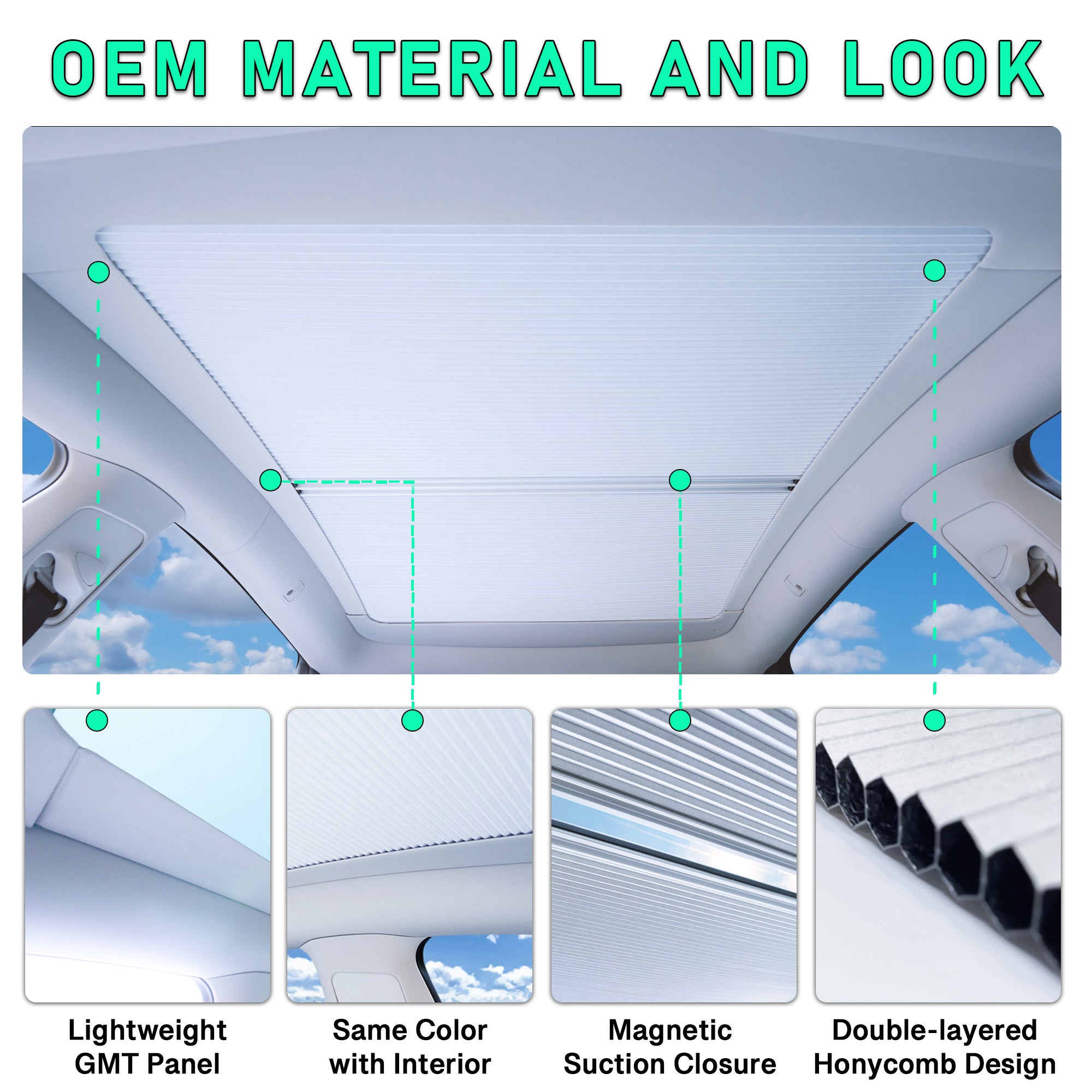 Fullshade 2.0 -- Retractable Roof Sunshade for Model 3