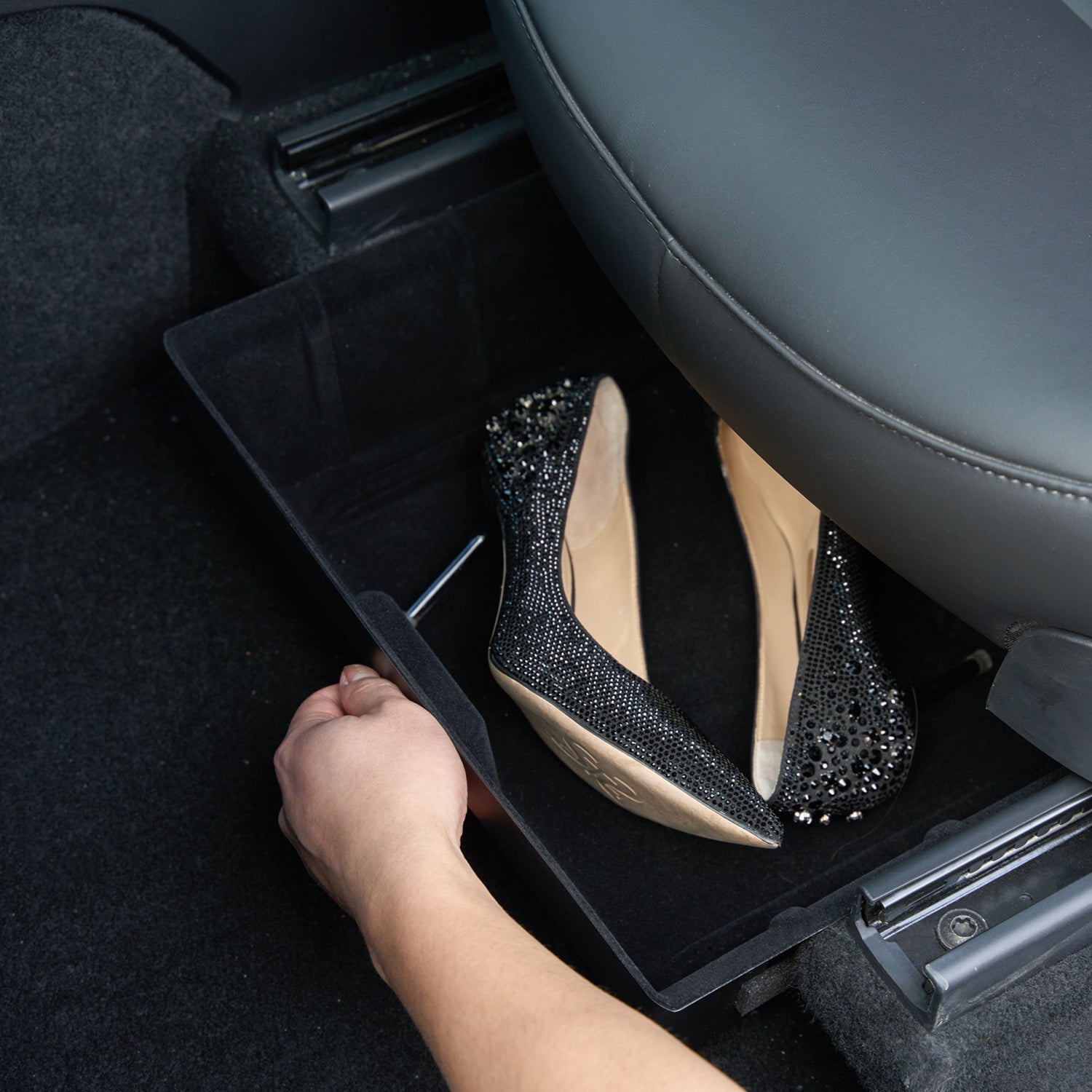 Storage Tray Under Seat for Model Y